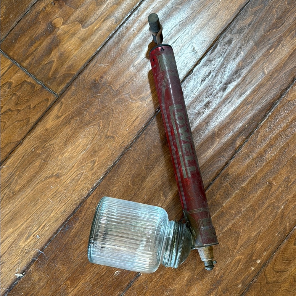 Red Vintage Oil Dispenser